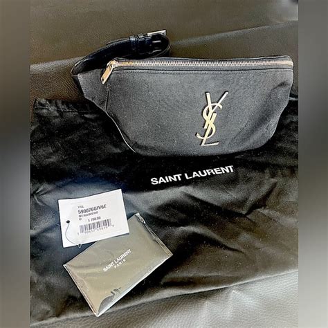 ysl bum bag leather|suede ysl bag.